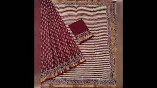 Kota pure cotton block printed sarees with blouse ( whatsapp 9160538899)