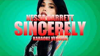 sincerely - Nessa Barrett (Instrumental Karaoke) [KARAOK&J]