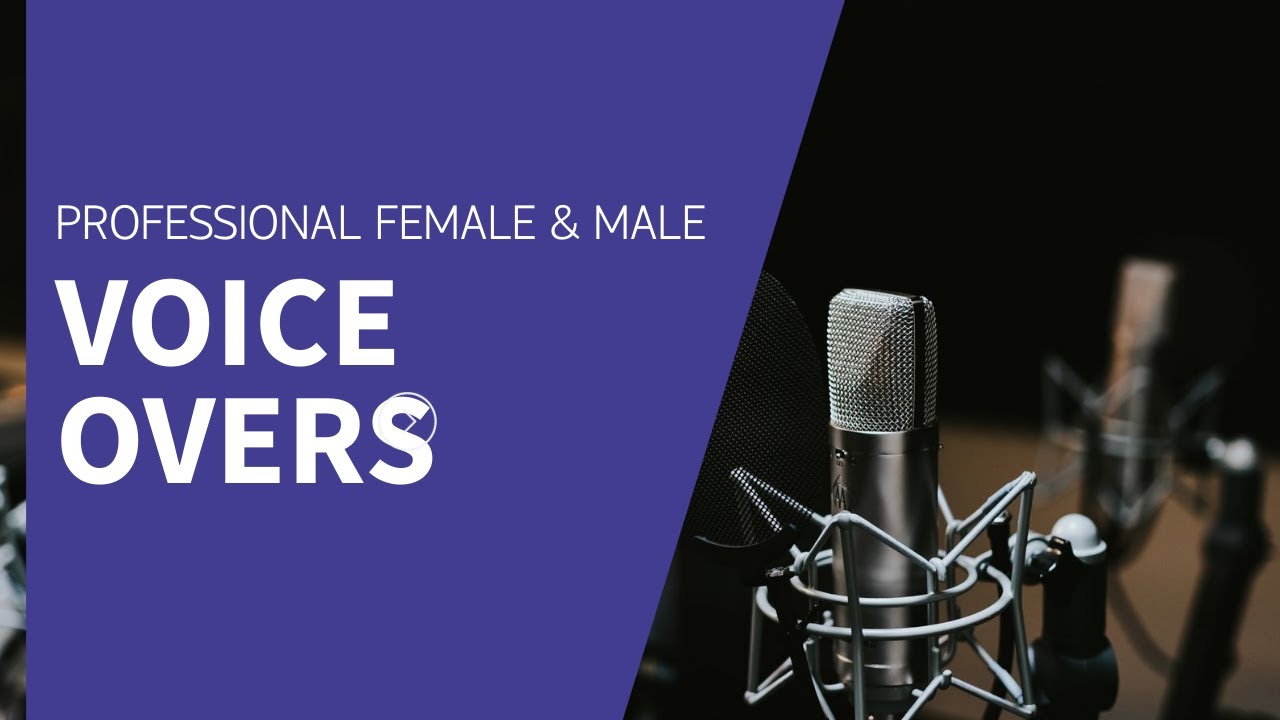 Hire Us to Do Your Voice Overs with Professional Male & Female Voices