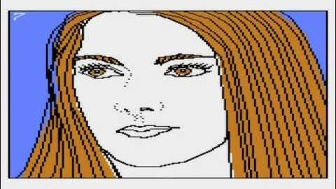 Atari 800 Computer Drawing Pictures and Technicolor Dream pictures