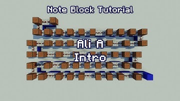 Ali-A Intro - Minecraft Note Block Tutorial