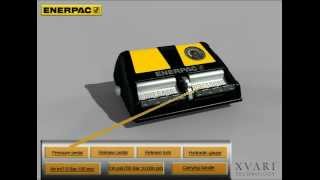 Enerpac Xvari® technology - Air Driven Hydraulic Foot Pump