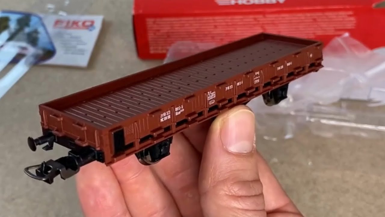 Piko 57717 - Wagon Plat DR IV à L'échelle HO - Modélisme Ferroviaire - Pièce Détachée Pour Train Miniature