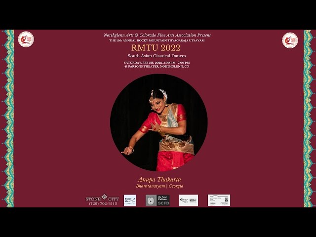 CFAA's 15th Annual RMTU 2022 (Anupa Thakurta - Bharatanatyam) class=