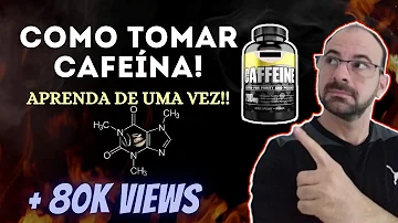 Como tomar cafeína corretamente?