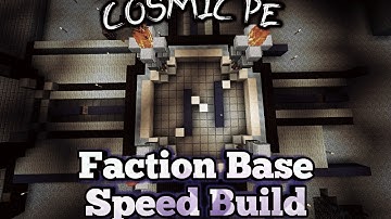 Cosmic PE | Building our Factions Base ( speedbuild ) | Ep.2 | Out of video ideas!