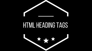 HTML5 Tutorial For Beginners - part 3: Heading Tags of Html5 in hindi.