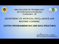 Case Study on C Program| Programming in C and DS | SNS Institution