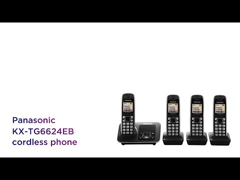 Panasonic KX-TG6624EB Cordless Phone with Answering Machine | Product Overview | Currys PC World