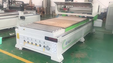 Lobo / Castaly CNC Router with flowing linear automatic tool changer