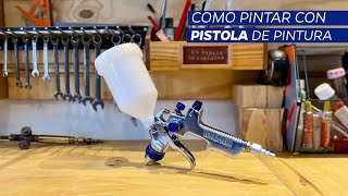 Como pintar con pistola y compresor