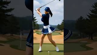Beatiful Korean Golfer Perfect  #koreanbeauties #koreangolfer #korean #golfswing #golf #viral #