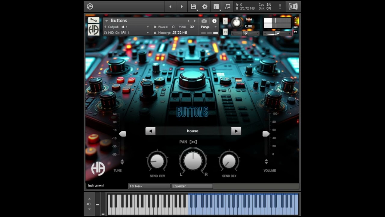 Buttons Kontakt Library - Free Cinematic Foley Instrument