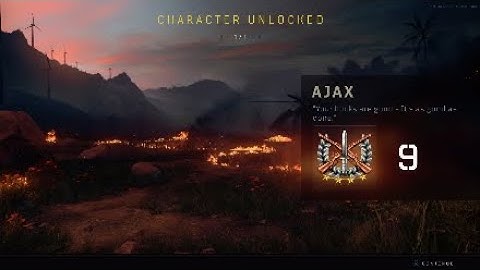 Blackout character unlocking AJAX