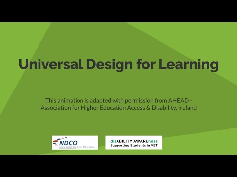 Universal Design for Learning