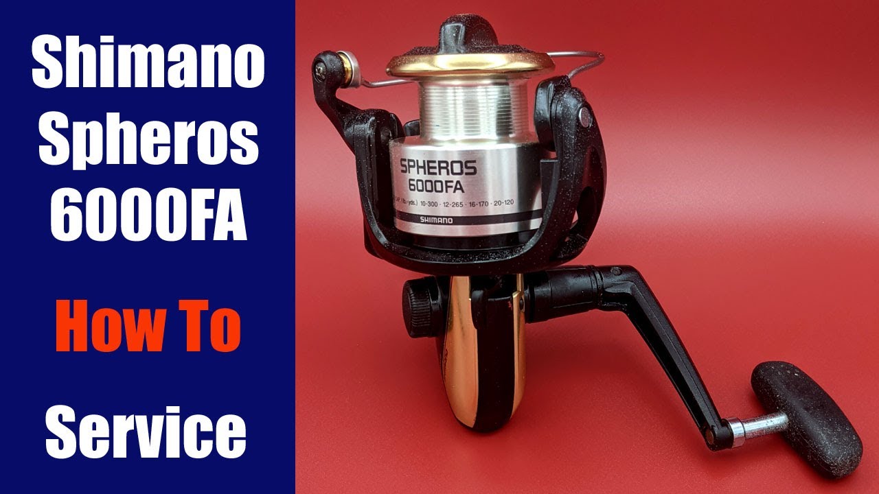 Shimano Spheros 6000FA - How to take apart, service and reassemble this spinning  reel. 