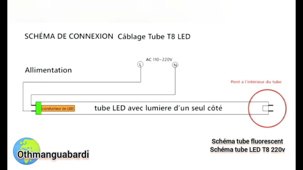 Tuto astuce réglette tube fluorescent en tube Led 