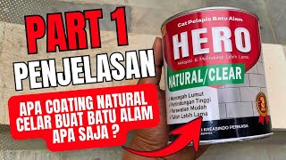 🔰 HERO NATURAL CLEAR – Anti-moss & Weather Resistant Natural Stone Coating Paint