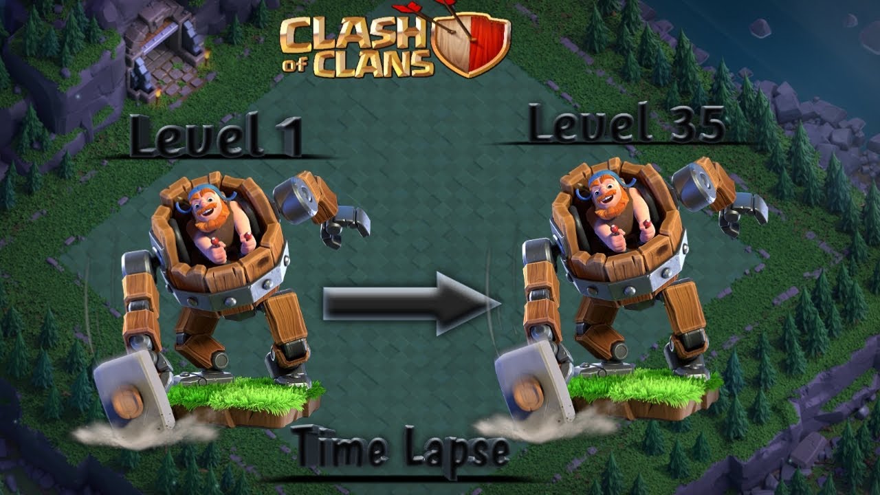 Battle Machine Level 1 To Level 35 Time Lapse YouTube