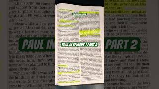 The Book of Acts | Paul in Ephesus| Part 2| Acts 19:8-12 #thegospel #theholyspirit #baptism #repent
