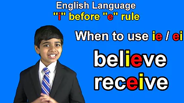 How do you teach the i before e rule?