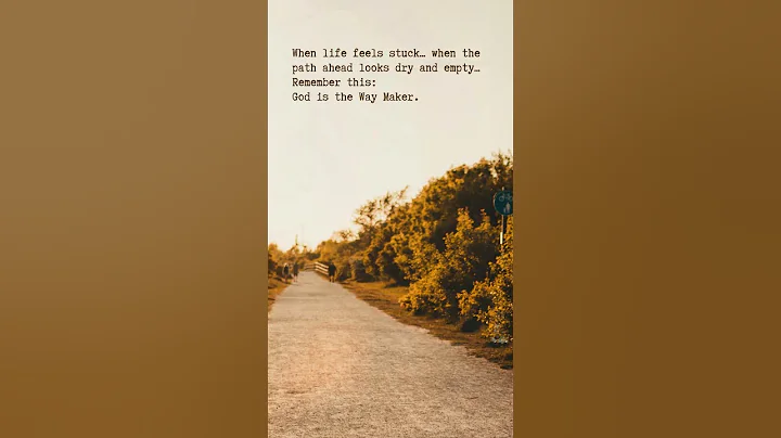 God Will Make a Way in the Wilderness | Isaiah 43:19 🙏 #FaithShorts #WayMaker