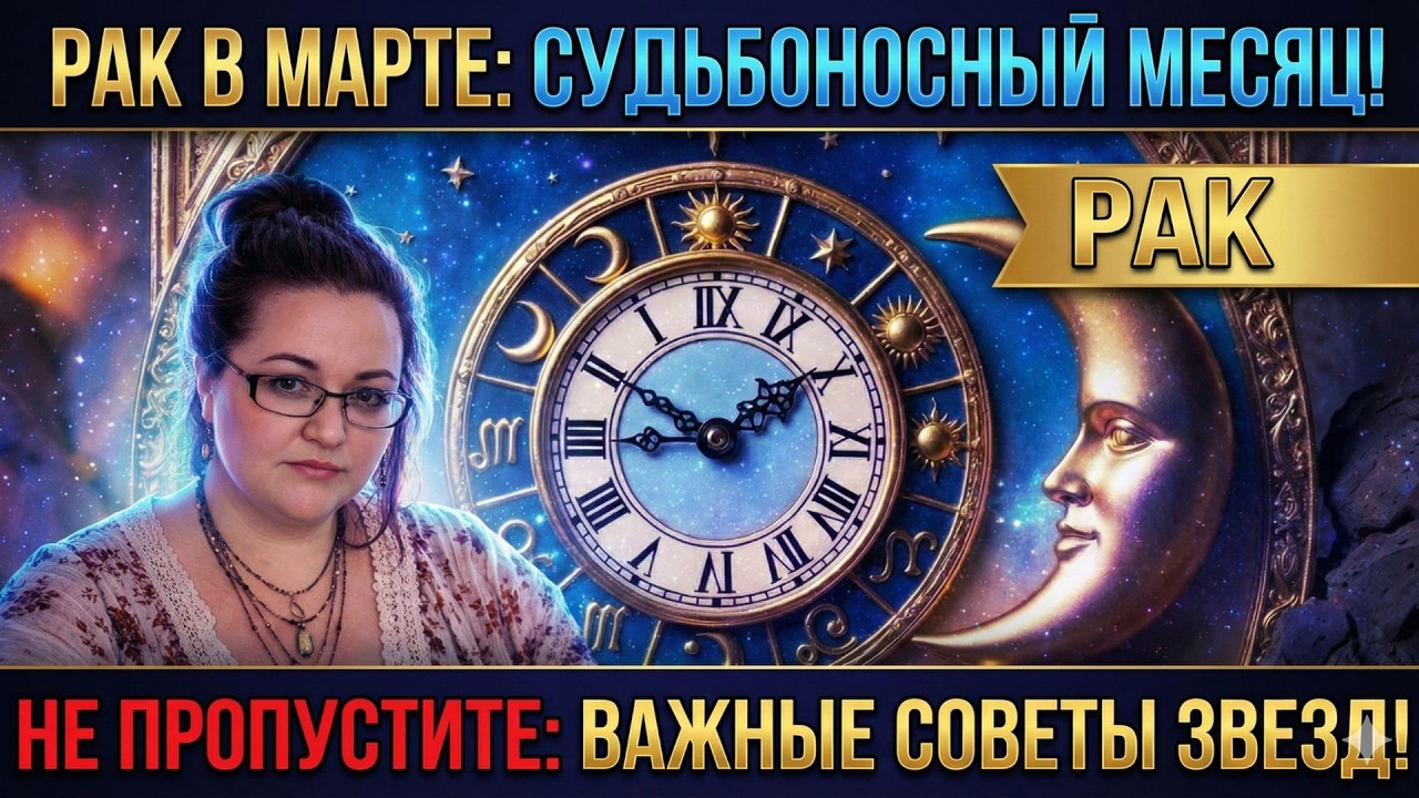 РАК Март даёт вам возможность раскрыться — и получить за это признание, которое давно заслужили