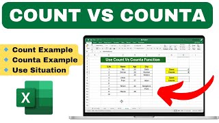 COUNT vs COUNTA in Excel | Understand the Difference with Example