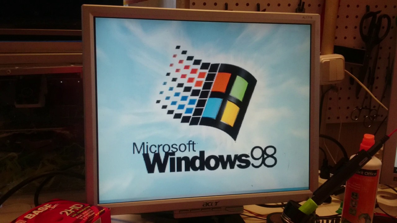 Windows 98SE booting from CF card YouTube