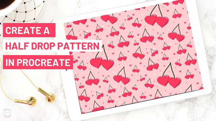 How to Make a Seamless Half Drop Repeat Pattern in Procreate