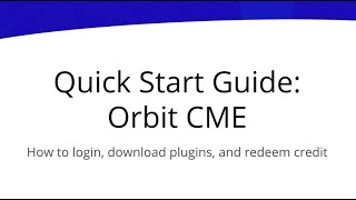 Orbit CME Getting Started screenshot 3