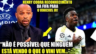 🚨 EITA! Olha o que o THIERRY HENRY FALOU DO VINI JR E A BOLA DE OURO HOJE!