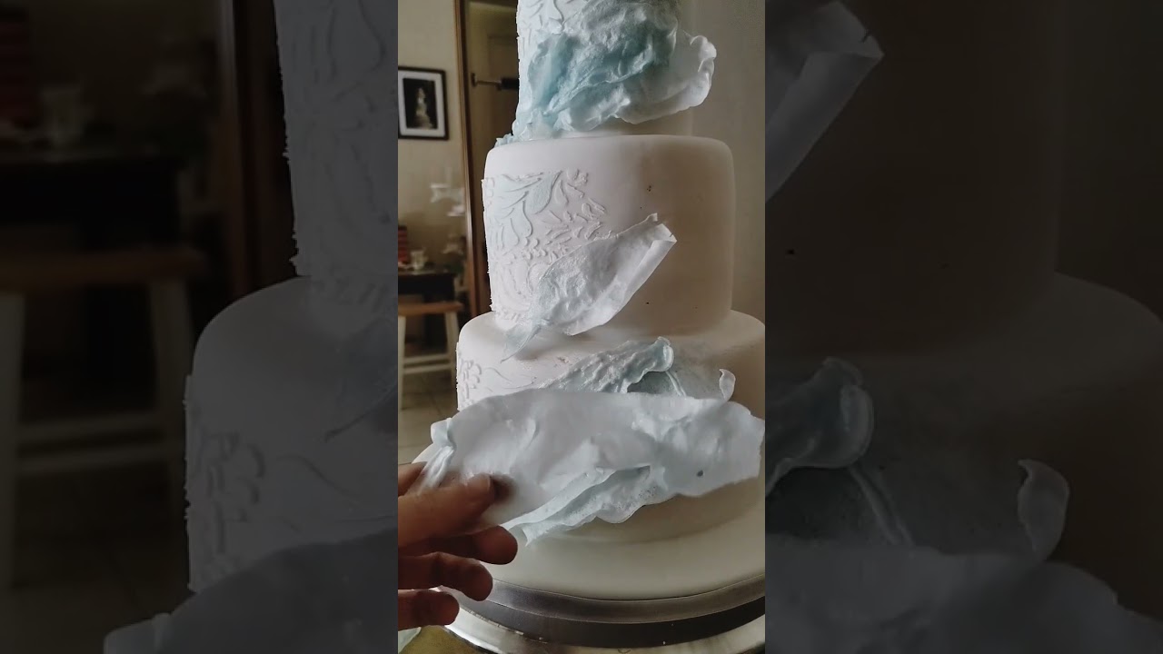 Fried Wafer Paper Frills. 