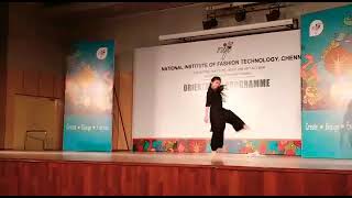 NIFT Chennai 2017 Orientation program. Dance performance. #dance