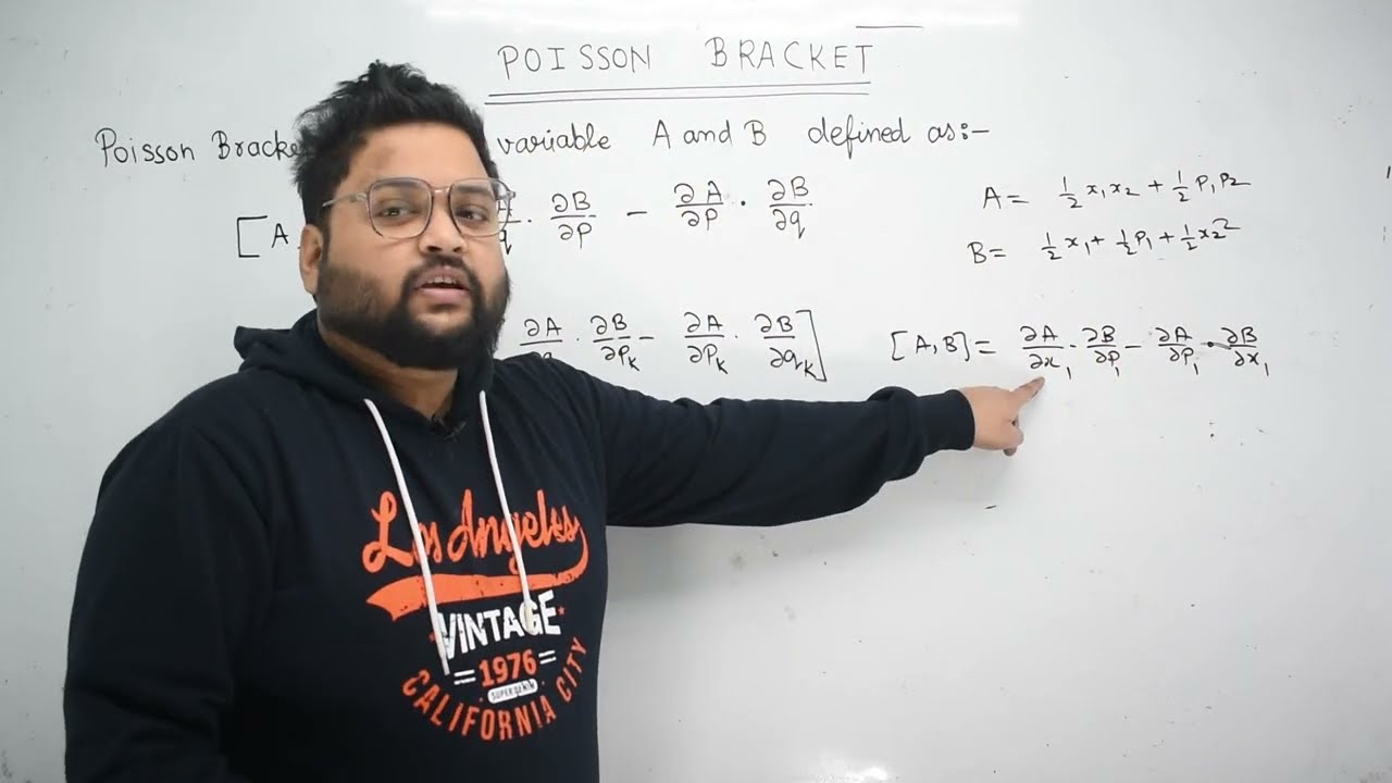 POISSON BRACKET IN CLASSICAL MECHANICS ||CSIR NET|| Jacobi identity