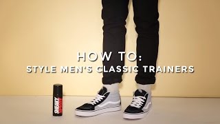 How to Style Men's Classic Trainers | Converse, Vans, Asics etc