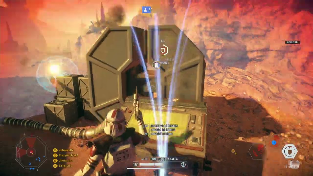 Star Wars Battlefront 2: Asalto Galactico Gameplay ///  Geonosis Trippa Hive