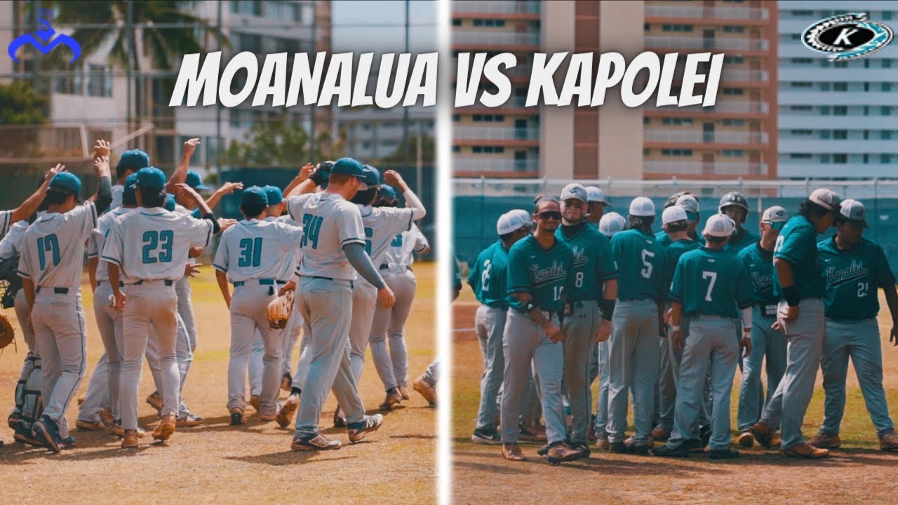 Moanalua vs Kapolei THROWBACK GAME Hawaii High School Baseball