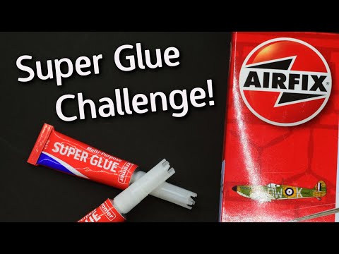 Can you build a Plastic Model Kit using only Super Glue? Super Glue Challenge!