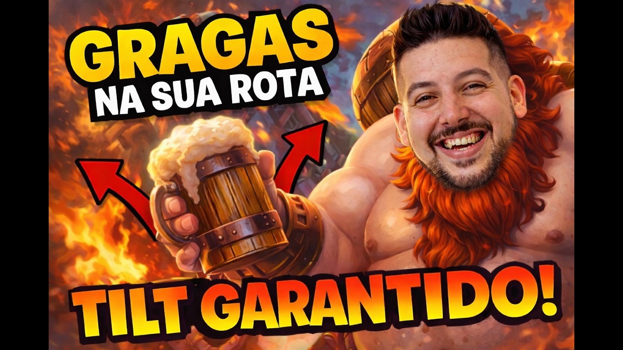 LEAGUE OF TROLLS - GRAGAS SUPORTE = ADC TILTADO