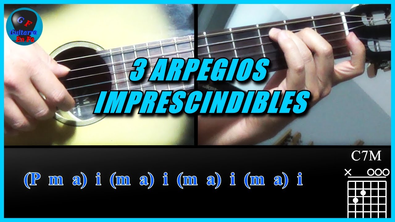 ✅ 3 ARPEGIOS QUE DEBES APRENDER A TOCAR EN GUITARRA  ✅ | TEORÍA MUSICAL.