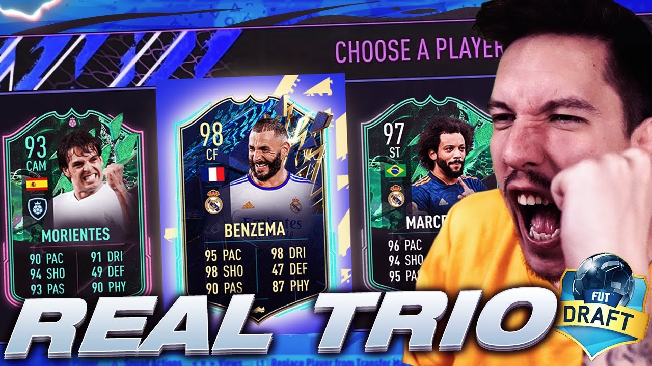 REAL MADRID TRIO DRAFT! ⭐🔥 FIFA 22 DRAFT