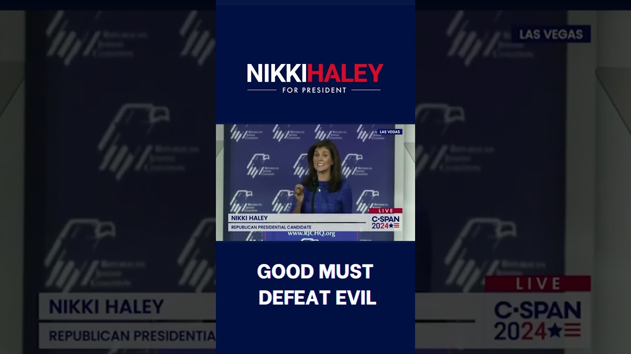 Good must defeat evil  