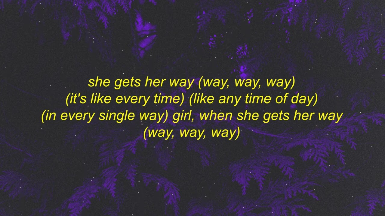 PARTYNEXTDOOR   Her Way Sped Up Lyrics   shawty said she wanna roll with the sauga city