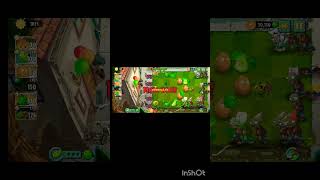 PvZ corn bomb plants blasting zombie #pvz #pvz2 #shorts #eagames #mobilegame