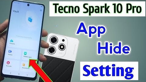 Tecno Spark 10 Pro App Hide Setting/How to hide apps in tecno spark 10 pro