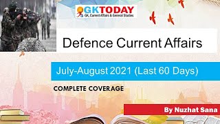 03. Defence Current Affairs (July-August) | Current Affairs in English by GK Today