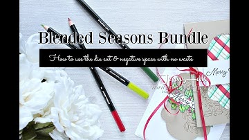 How to use both cuts in the Blended Seasons Bundle using Stampin Up products with Jenny Hall