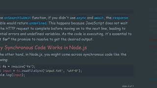 Understanding the Sync/Async Behavior of JavaScript in React and Node.js