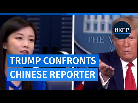 Hong Kong Free Press: Donald Trump confronts Chinese Phoenix TV reporter